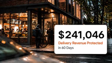Dashboard showing 3440 downtime hours saved for a multi-unit restaurant brand