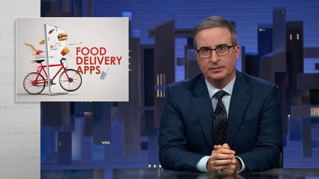John Oliver's Last Week Tonight reveals a shocking truth 🤯 behind the convenience of food delivery apps 🛵
