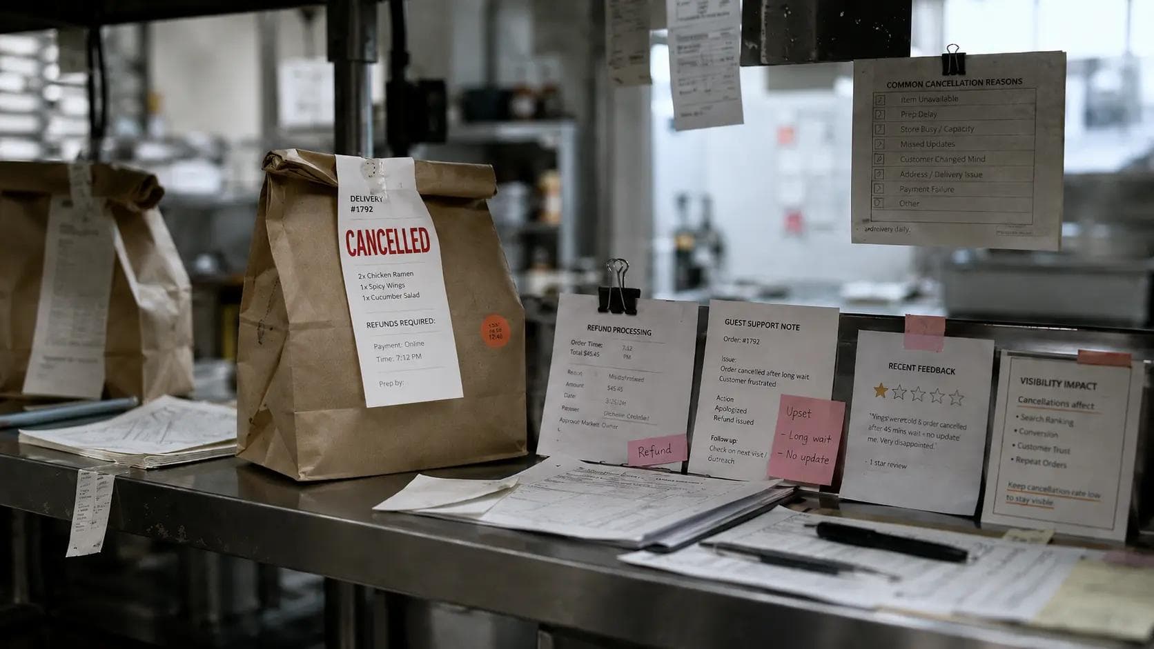 Lower Your Order Cancellation Rate on Delivery Apps
